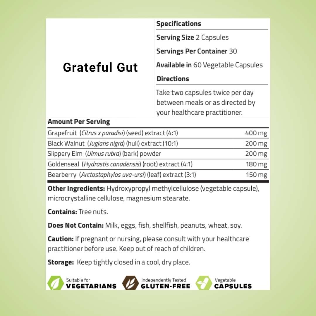 Grateful Gut (Immune & Digestive Support)