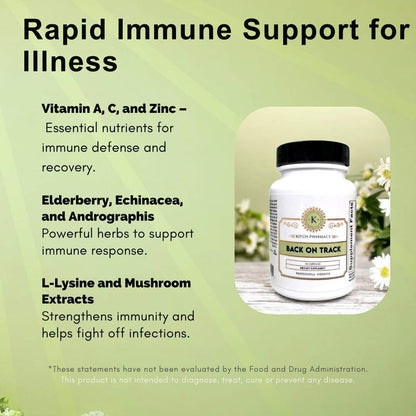 BACK ON TRACK (Immune Boosting Support) - Kitch Pharmacy